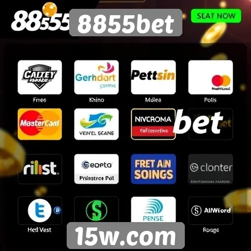Exploração dos métodos de pagamento disponíveis no 8855bet