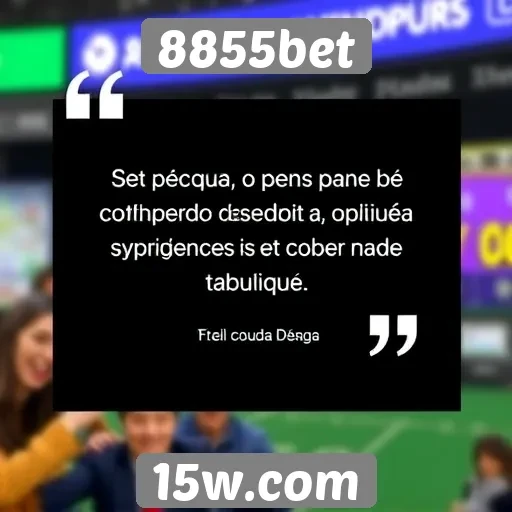 Depoimentos de usuários sobre 8855bet